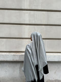 silver glitter hijab