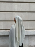 Shiny beige hijab