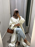 White kimono coat
