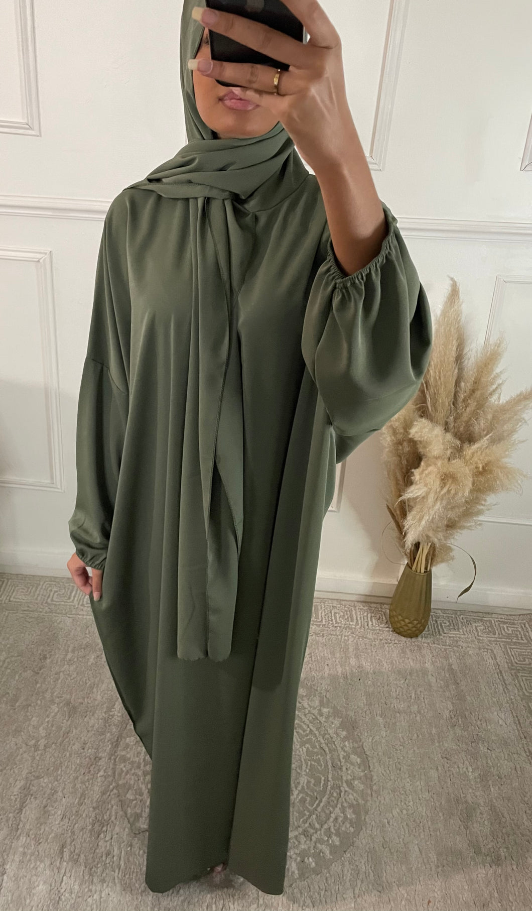 abaya voile intégrée