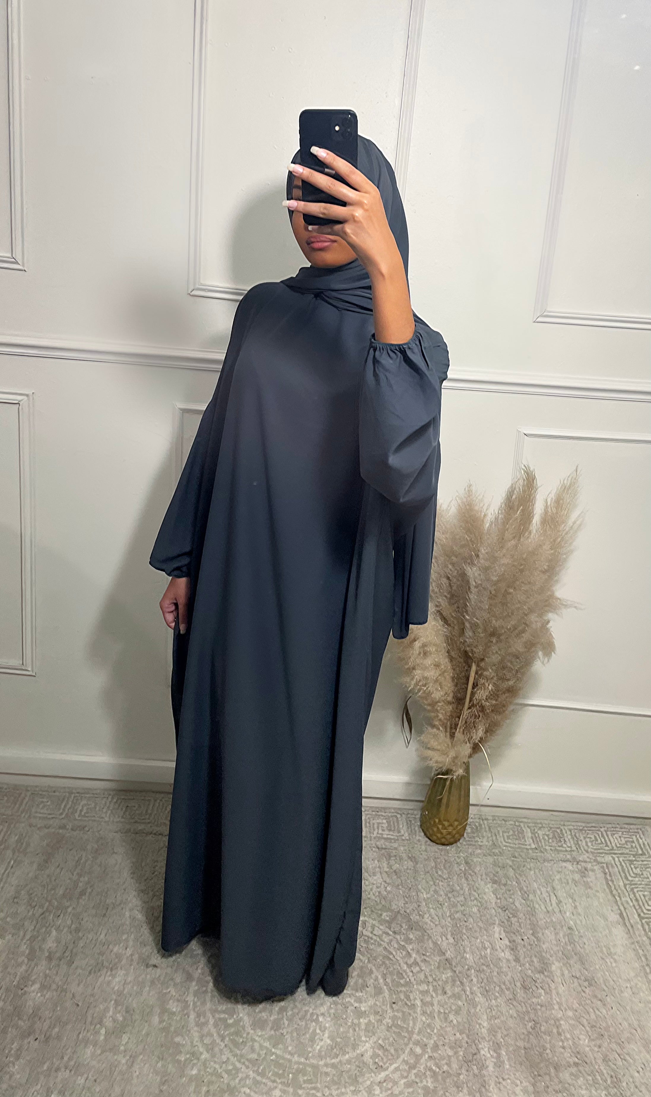 عباية حجاب متصل
