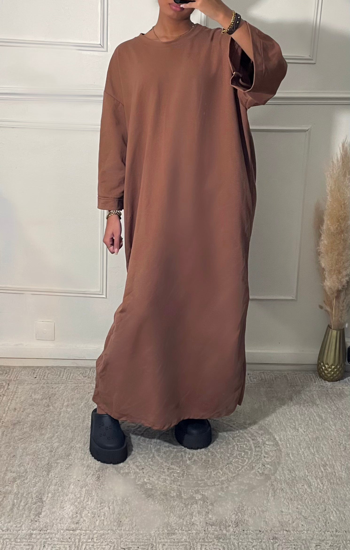 فستان على شكل تيشيرت